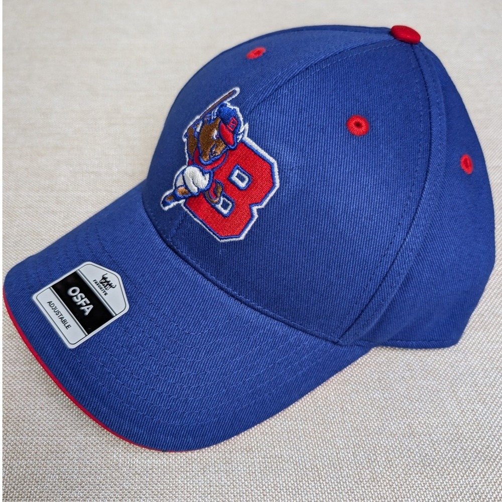 Fan Favorite Buffalo Bisons Hat Mens OSFA Blue NWT MiLB Baseball Snapback Cap